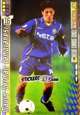 Sticker Mauro German Camorenesi - Calcio Cards 2000-2001 Premium - Panini