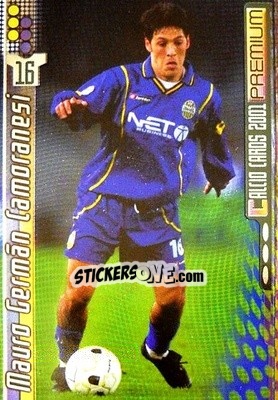 Sticker Mauro German Camorenesi - Calcio Cards 2000-2001 Premium n. 182 - Panini