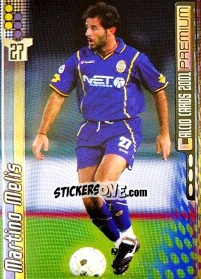 Sticker Martino Melis - Calcio Cards 2000-2001 Premium - Panini