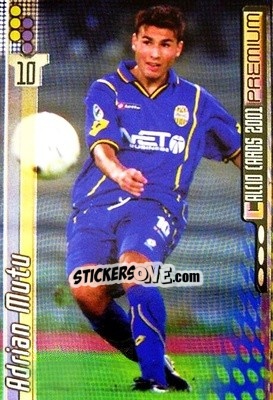 Figurina Adrian Mutu - Calcio Cards 2000-2001 Premium - Panini