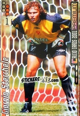 Sticker Giorgio Sterchele - Calcio Cards 2000-2001 Premium - Panini