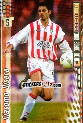 Sticker Giacomo Dicara - Calcio Cards 2000-2001 Premium - Panini