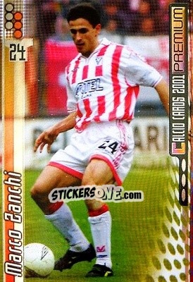 Sticker Marco Zanchi - Calcio Cards 2000-2001 Premium n. 192 - Panini