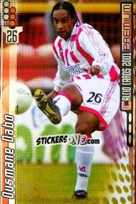 Sticker Ousmane Dabo - Calcio Cards 2000-2001 Premium n. 194 - Panini