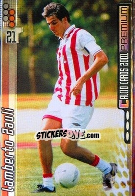 Sticker Lamberto Zauli - Calcio Cards 2000-2001 Premium - Panini