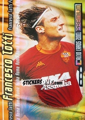 Sticker Francesco Totti - Calcio Cards 2000-2001 Premium n. B9 - Panini