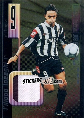 Sticker Filippo Inzaghi - Calcio Cards 2000-2001 Premium - Panini