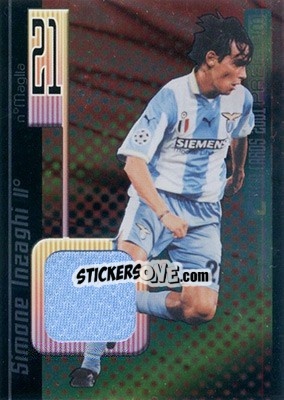 Sticker Simone Inzaghi - Calcio Cards 2000-2001 Premium - Panini