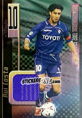 Sticker Manuel Rui Costa - Calcio Cards 2000-2001 Premium n. C7 - Panini