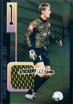 Sticker Edwin van der Sar - Calcio Cards 2000-2001 Premium n. C9 - Panini