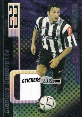 Sticker Gianluca Zambrotta - Calcio Cards 2000-2001 Premium n. C10 - Panini