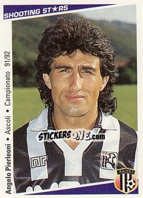 Figurina Angelo Pierleoni - Shooting Stars Calcio 1991-1992 - Merlin