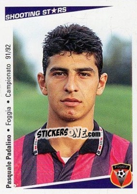 Sticker Pasquale Padalino - Shooting Stars Calcio 1991-1992 - Merlin