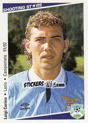 Cromo Luigi Corino - Shooting Stars Calcio 1991-1992 - Merlin