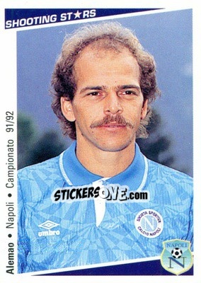 Cromo Alemao - Shooting Stars Calcio 1991-1992 - Merlin