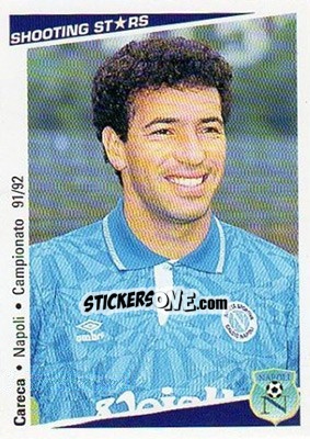 Sticker Careca - Shooting Stars Calcio 1991-1992 - Merlin