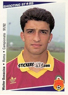 Cromo Walter Bonacina - Shooting Stars Calcio 1991-1992 n. 200 - Merlin