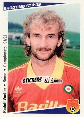 Cromo Rudolf Voeller - Shooting Stars Calcio 1991-1992 - Merlin