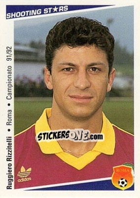 Cromo Ruggiero Rizzitelli - Shooting Stars Calcio 1991-1992 - Merlin