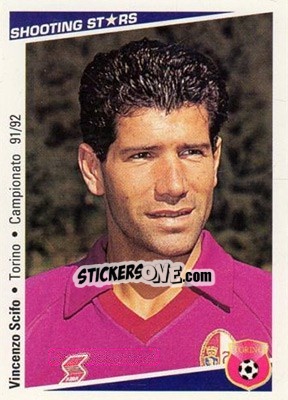Cromo Vincenzo Scifo - Shooting Stars Calcio 1991-1992 - Merlin