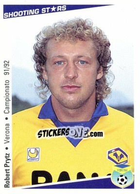 Cromo Robert Prytz - Shooting Stars Calcio 1991-1992 - Merlin