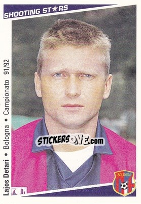 Sticker Lajos Detari - Shooting Stars Calcio 1991-1992 n. 260 - Merlin