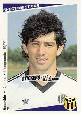 Cromo Amarildo - Shooting Stars Calcio 1991-1992 - Merlin