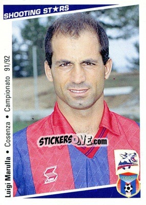 Sticker Luigi Marulla - Shooting Stars Calcio 1991-1992 n. 273 - Merlin