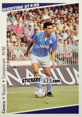 Sticker Careca - Shooting Stars Calcio 1991-1992 n. 340 - Merlin