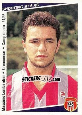 Cromo Massimo Lambardini - Shooting Stars Calcio 1991-1992 - Merlin
