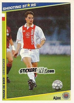 Sticker F. de Boer - Shooting Stars Holland 1992-1993 - Merlin