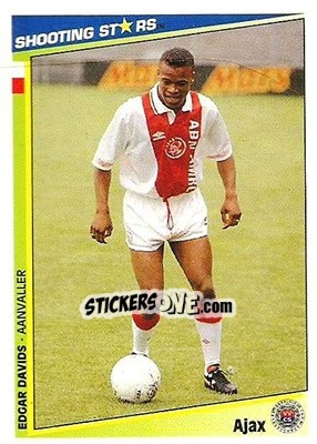 Sticker Edgar Davids - Shooting Stars Holland 1992-1993 n. 13 - Merlin