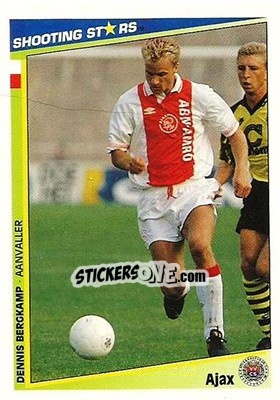 Cromo Bergkamp - Shooting Stars Holland 1992-1993 - Merlin