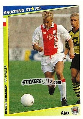 Sticker Bergkamp - Shooting Stars Holland 1992-1993 n. 14 - Merlin
