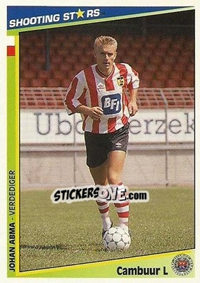 Cromo Abma - Shooting Stars Holland 1992-1993 - Merlin