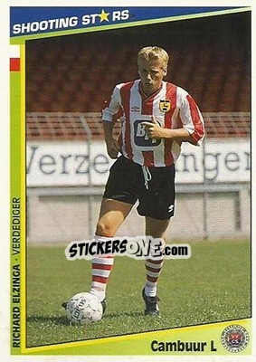 Sticker Elzinga - Shooting Stars Holland 1992-1993 - Merlin