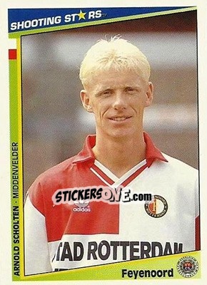 Cromo Scholten - Shooting Stars Holland 1992-1993 - Merlin