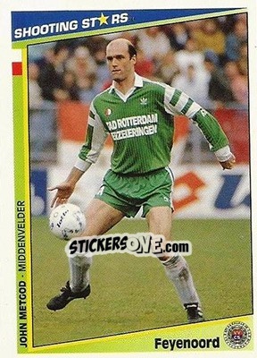 Sticker J. Metgod - Shooting Stars Holland 1992-1993 - Merlin