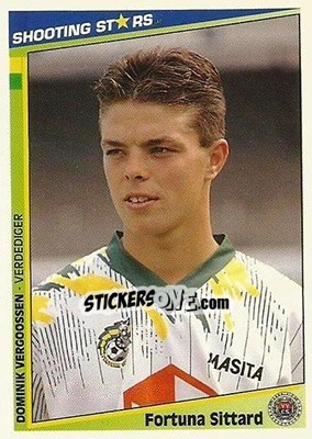 Sticker Vergoossen - Shooting Stars Holland 1992-1993 - Merlin