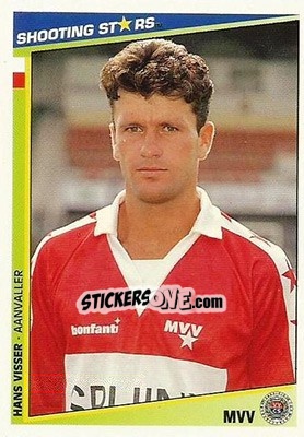 Cromo Visser - Shooting Stars Holland 1992-1993 - Merlin