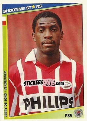 Cromo J. de Jong - Shooting Stars Holland 1992-1993 - Merlin