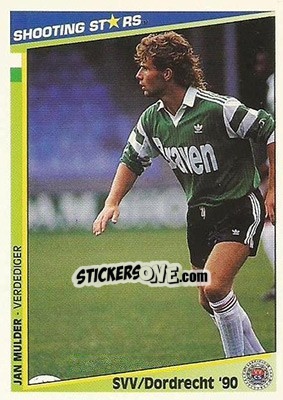 Cromo J. Mulder - Shooting Stars Holland 1992-1993 - Merlin