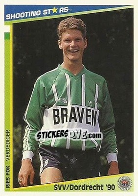 Sticker Fok - Shooting Stars Holland 1992-1993 n. 176 - Merlin
