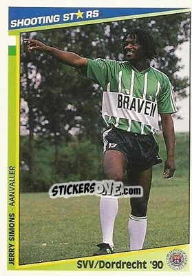 Sticker Simons - Shooting Stars Holland 1992-1993 - Merlin