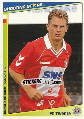 Sticker R. de Boer - Shooting Stars Holland 1992-1993 n. 196 - Merlin