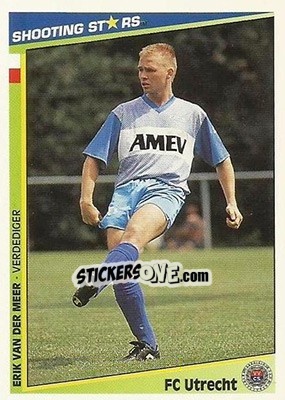Sticker Van der Meer - Shooting Stars Holland 1992-1993 - Merlin