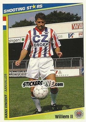 Sticker Vincent - Shooting Stars Holland 1992-1993 n. 250 - Merlin
