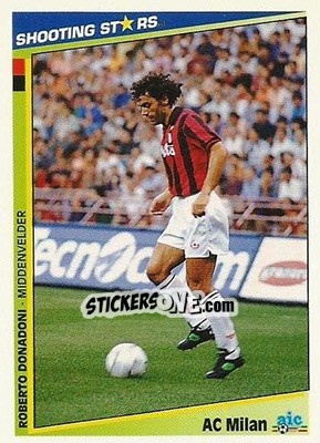 Cromo Donadoni - Shooting Stars Holland 1992-1993 - Merlin