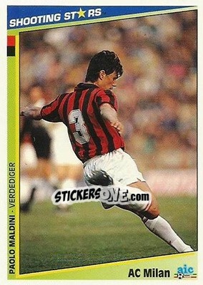 Sticker Maldini - Shooting Stars Holland 1992-1993 n. 257 - Merlin