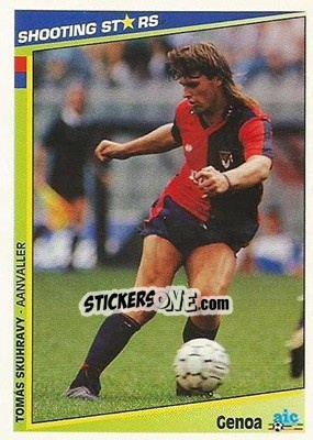 Cromo Skuhravy - Shooting Stars Holland 1992-1993 - Merlin